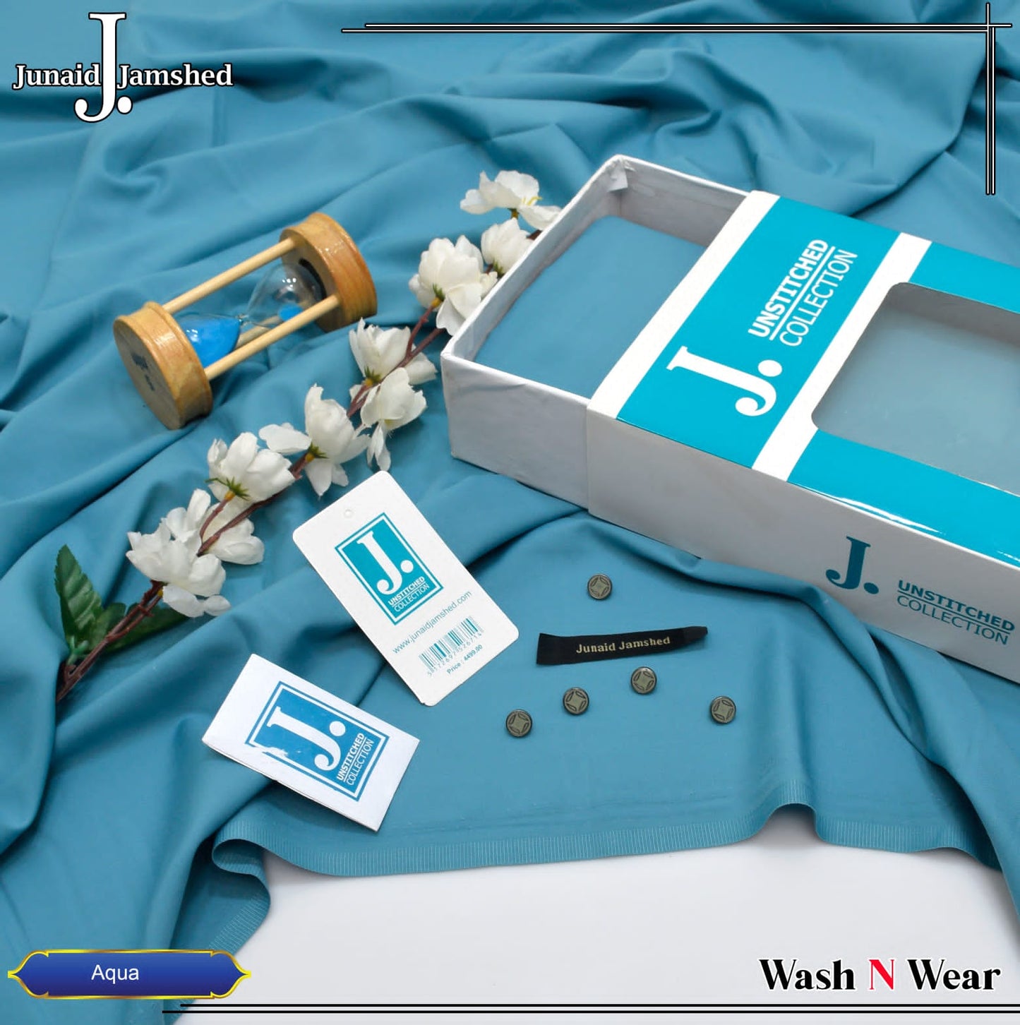 Elegant Wash N Wear Fabric Collection – Junaid Jamshed Unstitched.