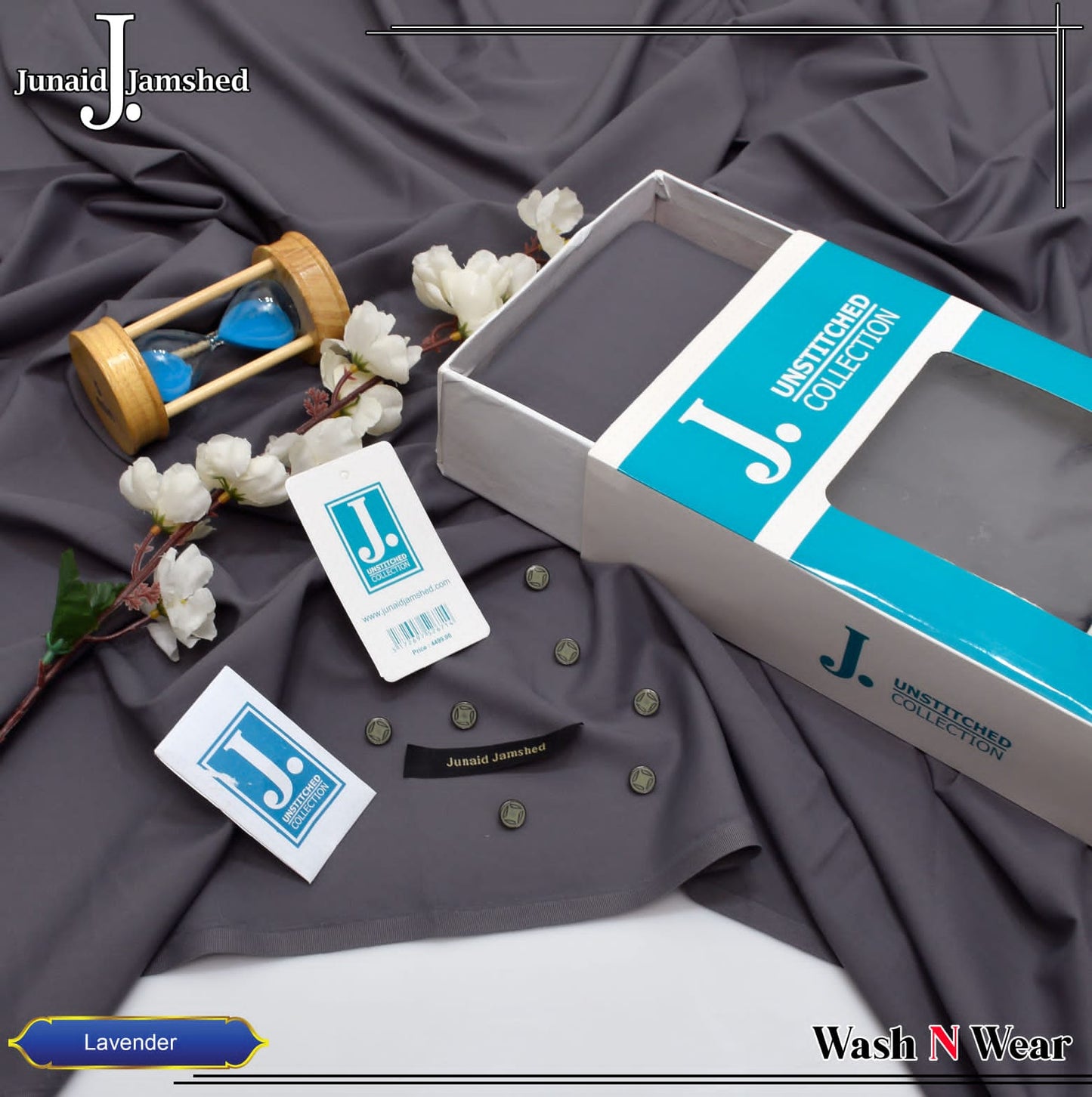 Elegant Wash N Wear Fabric Collection – Junaid Jamshed Unstitched.